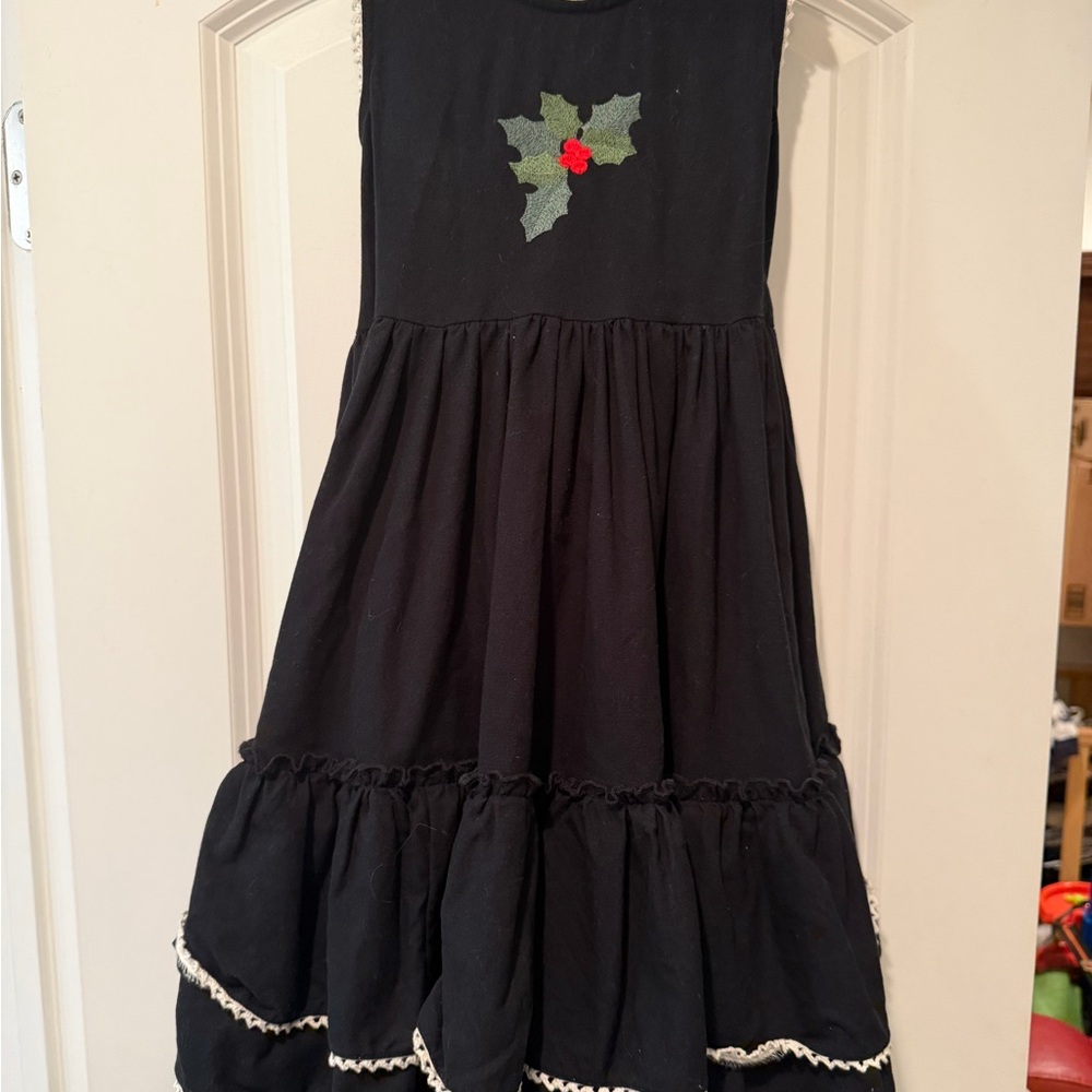 Mustard Pie Elegant Black Dress - 4t